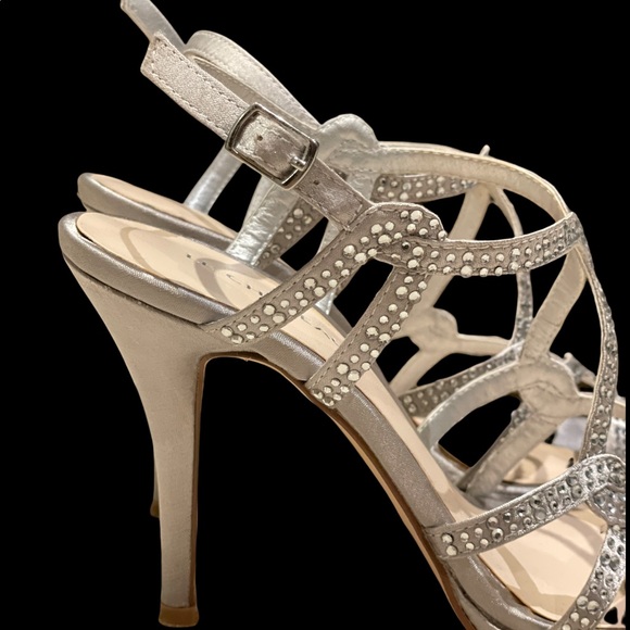 Le Château silver sparkling heels 👠 size 7 - Picture 9 of 12